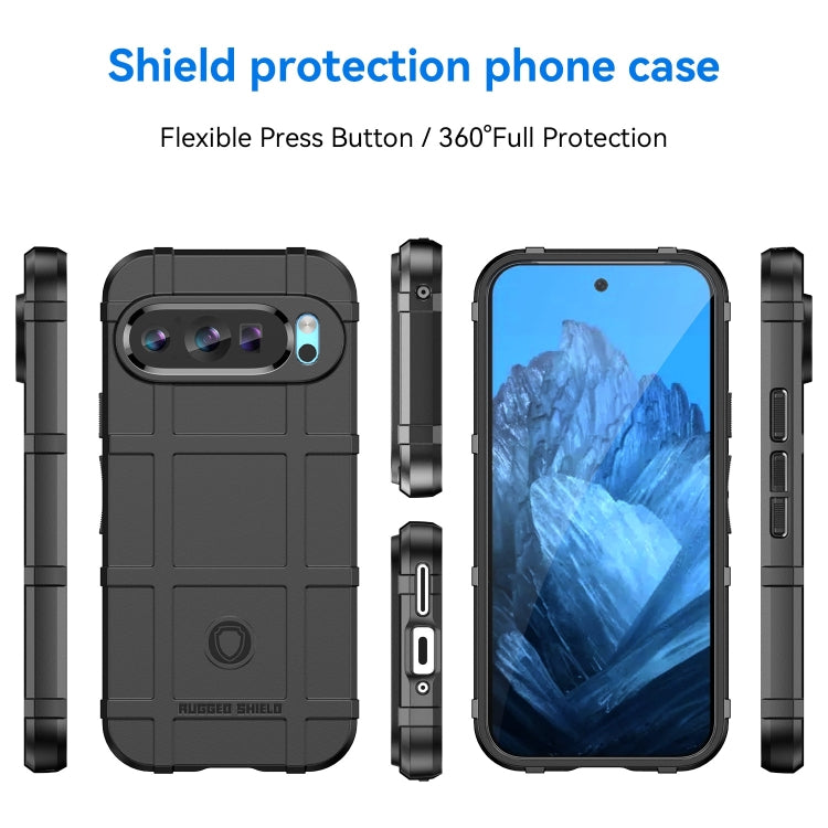 For Google Pixel 9 Full Coverage Shockproof TPU Phone Case(Black)