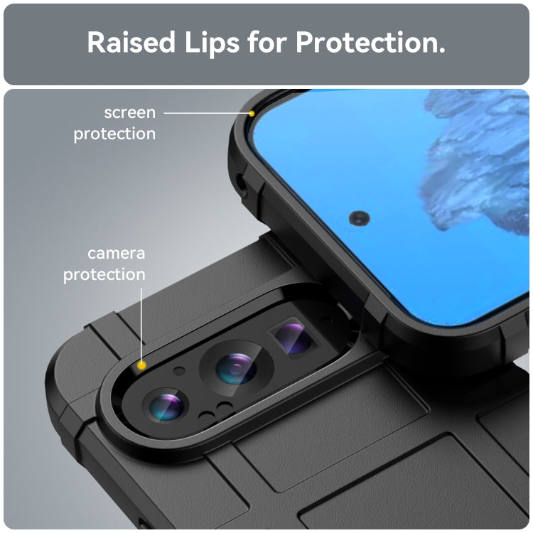 For Google Pixel 9 Full Coverage Shockproof TPU Phone Case(Black)