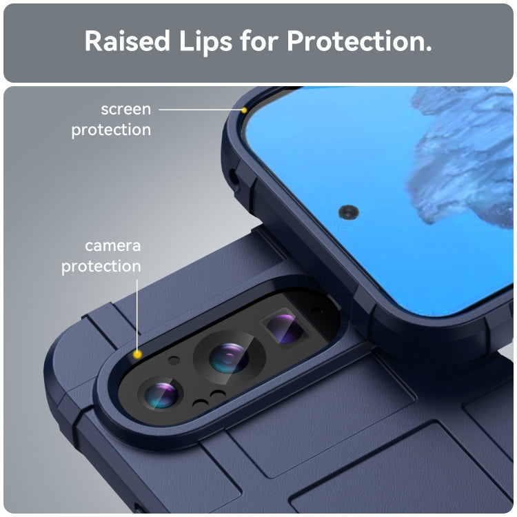 For Google Pixel 9 Full Coverage Shockproof TPU Phone Case(Blue)