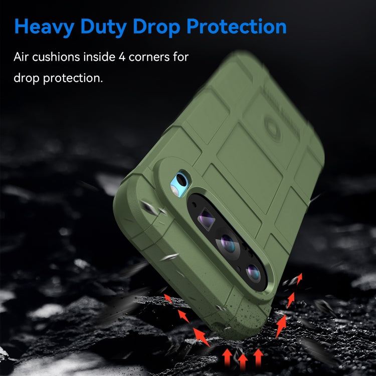 For Google Pixel 9 Full Coverage Shockproof TPU Phone Case(Green)