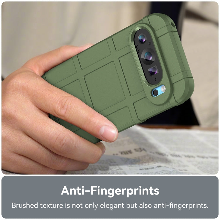 For Google Pixel 9 Full Coverage Shockproof TPU Phone Case(Green)
