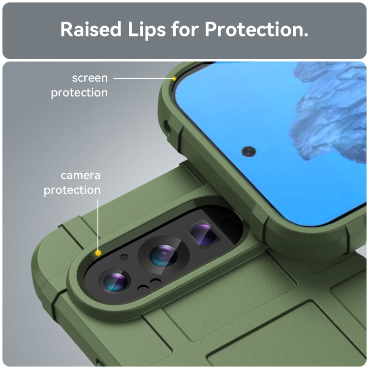 For Google Pixel 9 Full Coverage Shockproof TPU Phone Case(Green)