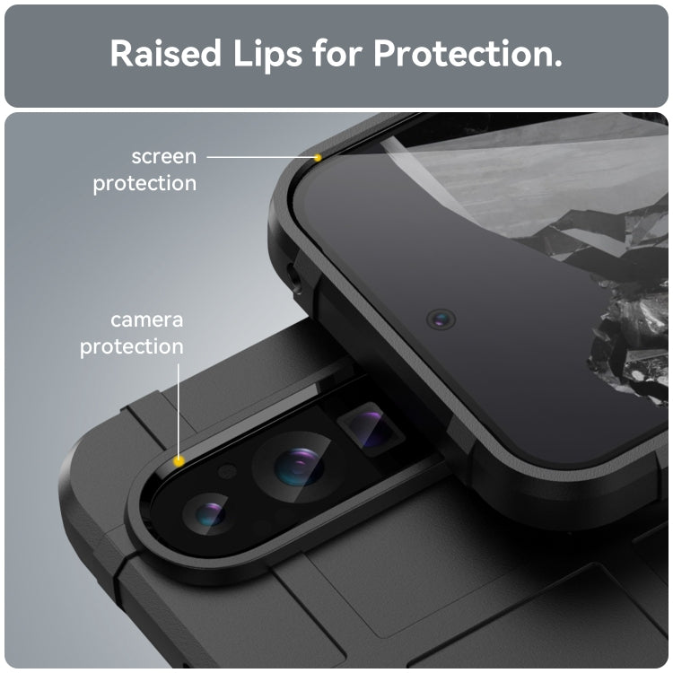 For Google Pixel 9 Pro Full Coverage Shockproof TPU Phone Case(Black)