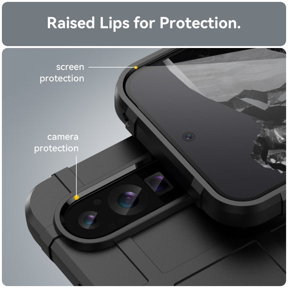 For Google Pixel 9 Pro Full Coverage Shockproof TPU Phone Case(Black)