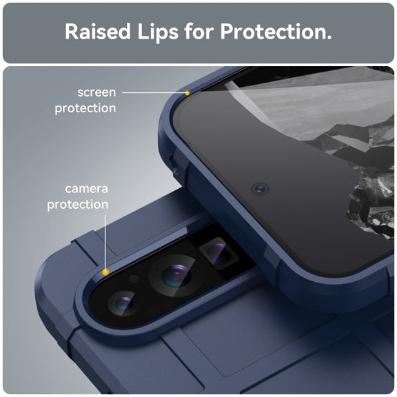 For Google Pixel 9 Pro Full Coverage Shockproof TPU Phone Case(Blue)