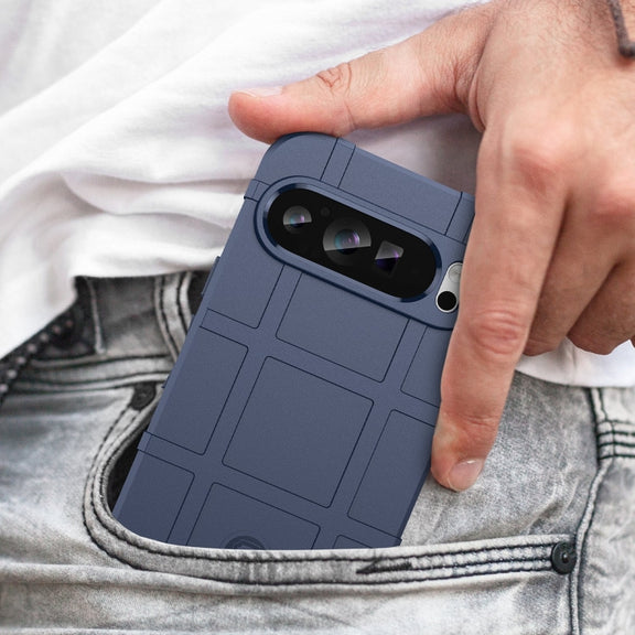 For Google Pixel 9 Pro Full Coverage Shockproof TPU Phone Case(Blue)