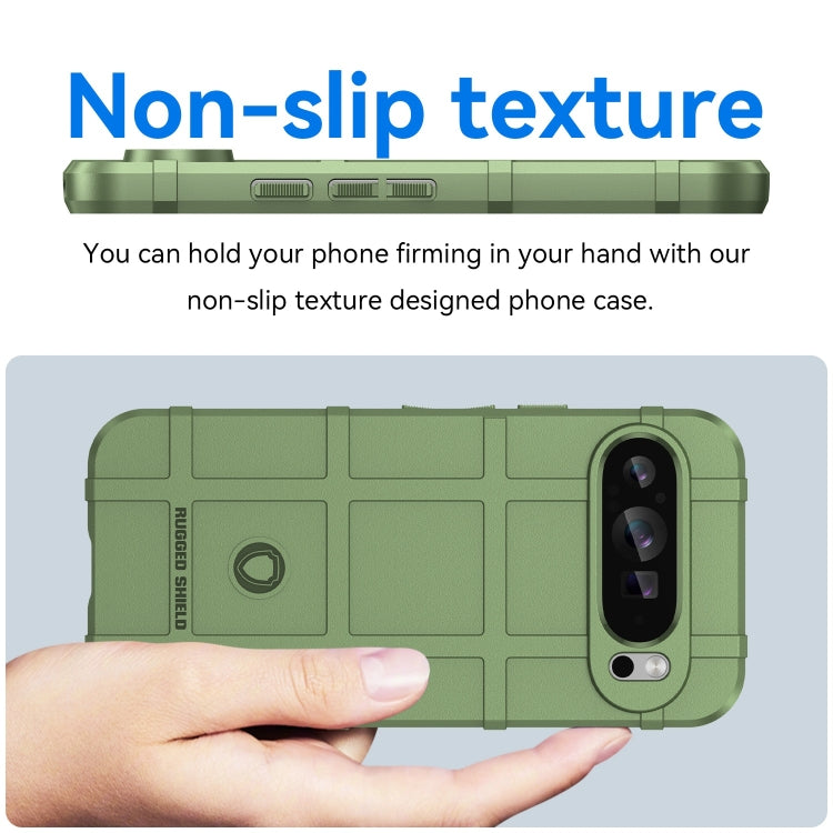 For Google Pixel 9 Pro Full Coverage Shockproof TPU Phone Case(Green)