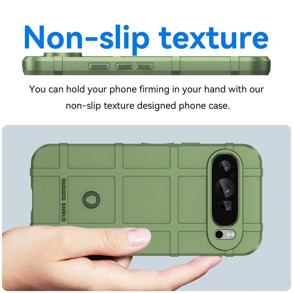 For Google Pixel 9 Pro Full Coverage Shockproof TPU Phone Case(Green)