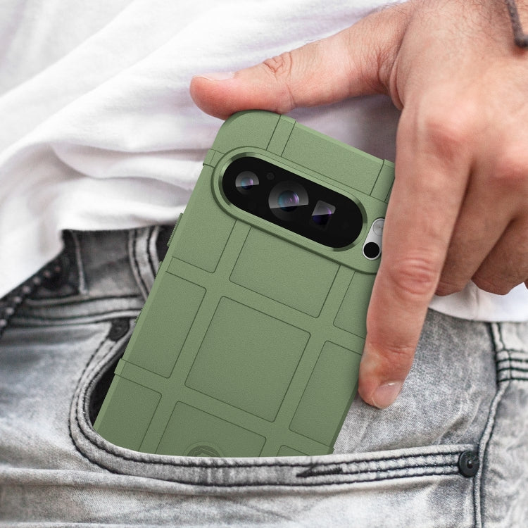 For Google Pixel 9 Pro Full Coverage Shockproof TPU Phone Case(Green)
