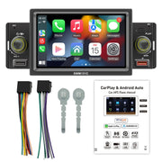 SWM151C 5 inch Portable Car MP5 Player Support CarPlay / Android Auto(Black)
