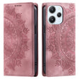 For Xiaomi Redmi 12 4G/5G / Note 12R Totem Embossed Magnetic Leather Phone Case(Rose Gold) - free shipping - PMC TechLife - Order now!