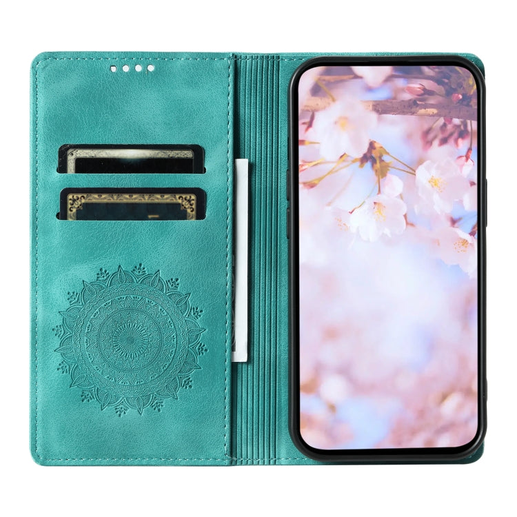 For Xiaomi Redmi Note 12 Pro Global Totem Embossed Magnetic Leather Phone Case(Green)