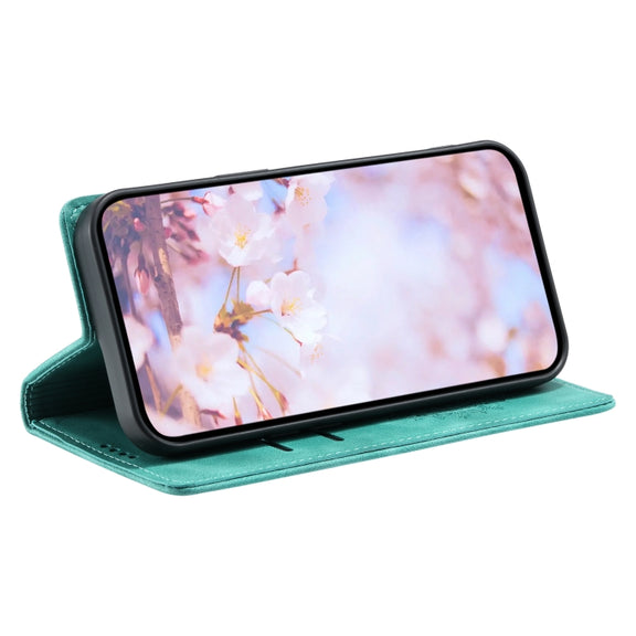 For Xiaomi Redmi Note 12 Pro Global Totem Embossed Magnetic Leather Phone Case(Green)