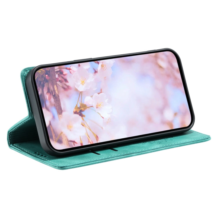 For Xiaomi Redmi Note 12 Pro Global Totem Embossed Magnetic Leather Phone Case(Green)
