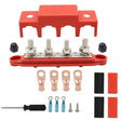CP-4016 M10+M8 Power Distribution Block Terminal Studs with Terminals(Red) - Booster Cable & Clip by PMC TechLife | Online Shopping South Africa | PMC TechLife | Buy Now Pay Later Mobicred