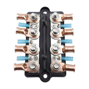 CP-4065 Double Row M8 Power Distribution Block Terminal Studs with Terminals(Black)