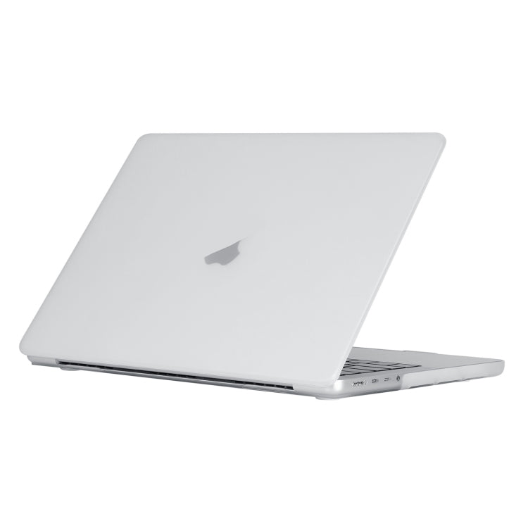 For MacBook Pro 16 inch M3 Laptop Matte Style Protective Case(Transparent)