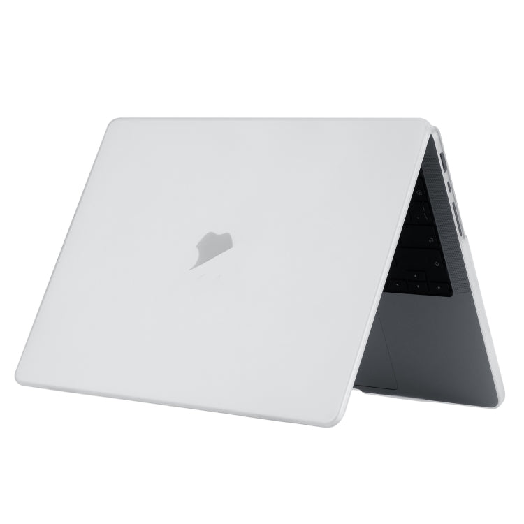For MacBook Pro 16 inch M3 Laptop Matte Style Protective Case(Transparent)