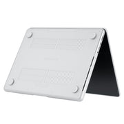 For MacBook Pro 16 inch M3 Laptop Matte Style Protective Case(Transparent)