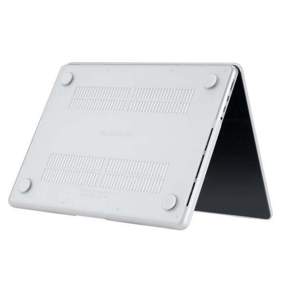 For MacBook Pro 16 inch M3 Laptop Matte Style Protective Case(Transparent)