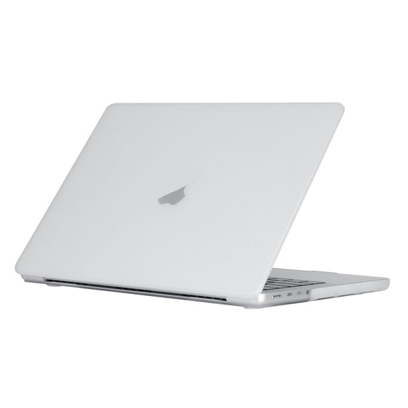 For MacBook Pro 16 inch M3 Laptop Matte Style Protective Case(Transparent)