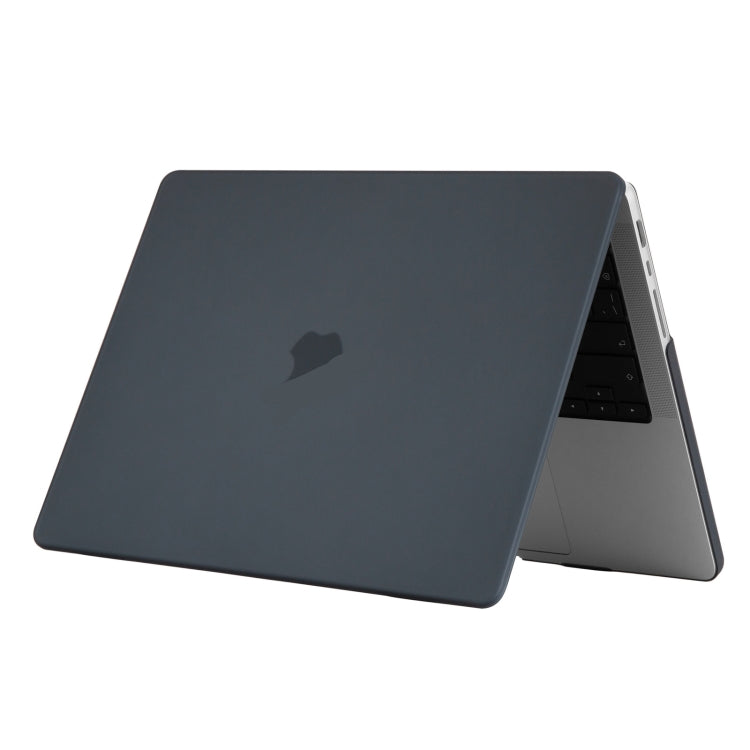 For MacBook Pro 16 inch M3 Laptop Matte Style Protective Case(Black)