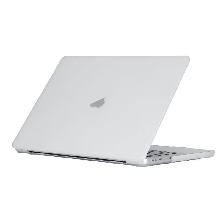 For MacBook Pro 16.2 inch 2024 Laptop Matte Style Protective Case(Transparent)