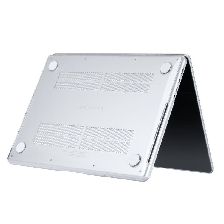 For MacBook Pro 16 inch M3 Laptop Crystal Style Protective Case(Transparent)