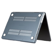 For MacBook Pro 16 inch M3 Laptop Crystal Style Protective Case(Black)