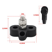 CP-4166 M8 Single Stud Battery Terminal(Black + Red)