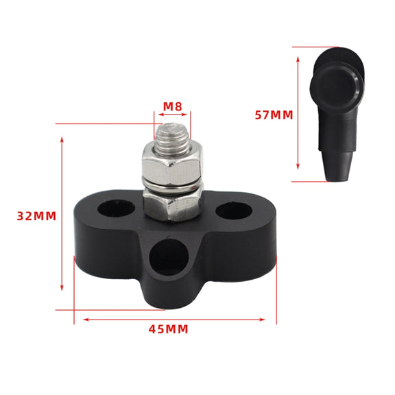 CP-4166 M8 Single Stud Battery Terminal(Black + Red)