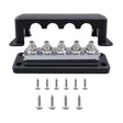 CP-4330-01 600A M10 Power Distribution Block Terminal Studs(Black) - Booster Cable & Clip by PMC TechLife | Online Shopping South Africa | PMC TechLife | Buy Now Pay Later Mobicred