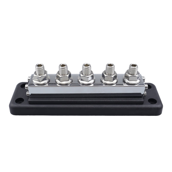 CP-4330-01 600A M10 Power Distribution Block Terminal Studs(Black)
