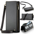 CaseMe ME10 Universal Wallet Phone Case with Lanyard(Black) - free shipping - PMC TechLife - Order now!
