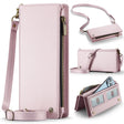CaseMe ME10 Universal Wallet Phone Case with Lanyard(Pink) - free shipping - PMC TechLife - Order now!
