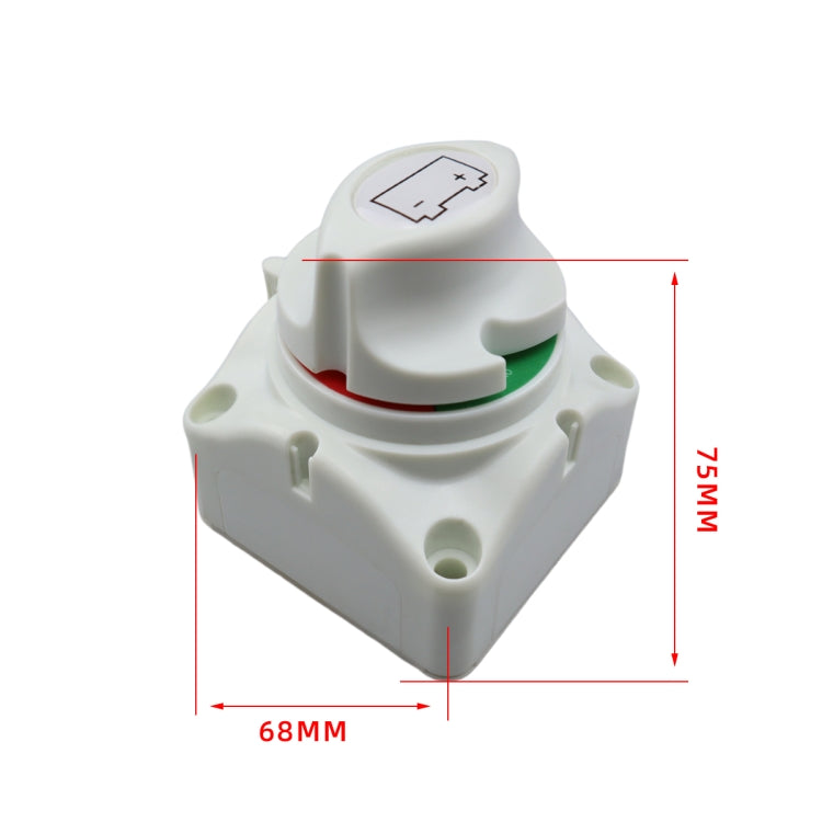 CP-4343 Yacht RV Single-circuit High-current Knob Power-off Switch(Grey)