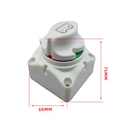 CP-4343 Yacht RV Single-circuit High-current Knob Power-off Switch(Grey)
