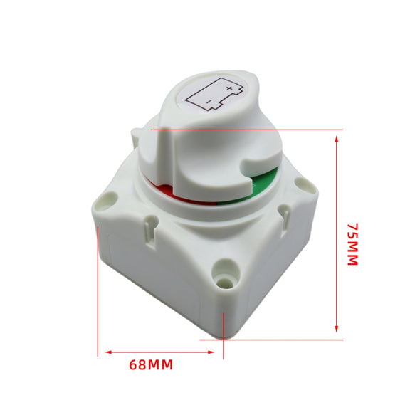CP-4343 Yacht RV Single-circuit High-current Knob Power-off Switch(Grey)