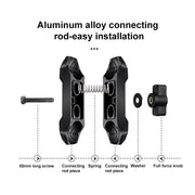 RUIGPRO Crab Clamp Action Camera Bracket 3-claw Ball Head Mount with Rod
