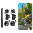 RUIGPRO Crab Clamp Action Camera Bracket Dual-Head Crab x 2 with Selfie Stick - Holder by RUIGPRO | Online Shopping South Africa | PMC TechLife | Buy Now Pay Later Mobicred
