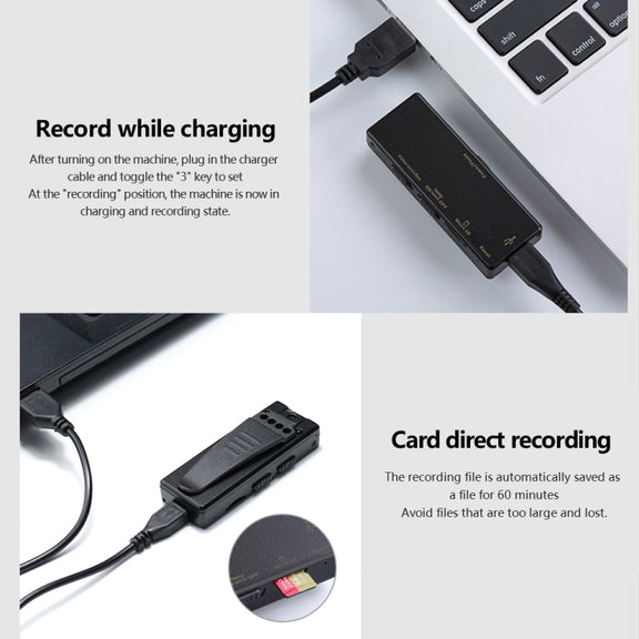 Z8 HD 1080P Surveillance Camera Recorder Pen with Clip(Black)