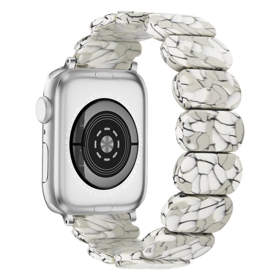 For Apple Watch SE 2023 40mm Stretch Rope Resin Watch Band(Earth Cracks)