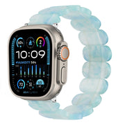For Apple Watch Ultra 49mm Stretch Rope Resin Watch Band(Ice Green)
