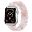 For Apple Watch 38mm Stretch Rope Resin Watch Band(Pink) - Watch Bands by PMC TechLife | Online Shopping South Africa | PMC TechLife