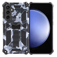 For Samsung Galaxy S24 5G Camouflage Armor Kickstand TPU + PC Magnetic Phone Case(Grey) - free shipping - PMC TechLife - Order now!