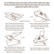 Yesido LP06 Foldable Laptop Swivel Stand(Silver)