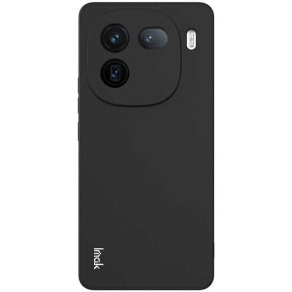 For vivo iQOO 12 5G imak UC-4 Series Straight Edge TPU Phone Case(Black)