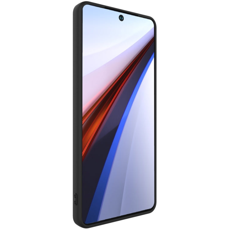 For vivo iQOO 12 5G imak UC-4 Series Straight Edge TPU Phone Case(Black)