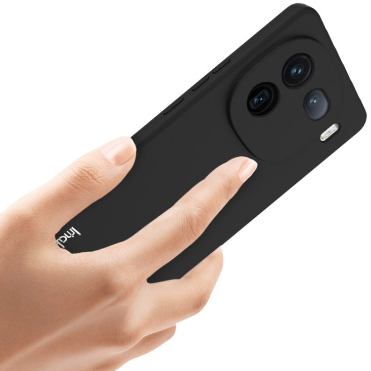 For vivo iQOO 12 5G imak UC-4 Series Straight Edge TPU Phone Case(Black)