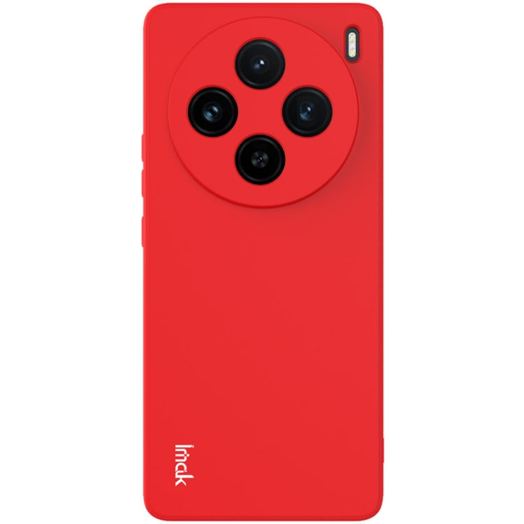 For vivo X100 5G imak UC-4 Series Straight Edge TPU Phone Case(Red)